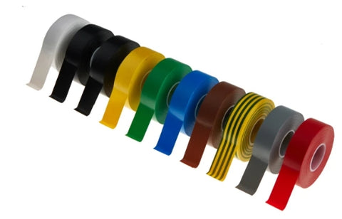 Advance Tapes AT7 Assorted PVC Electrical Tape, 19mm x 20m